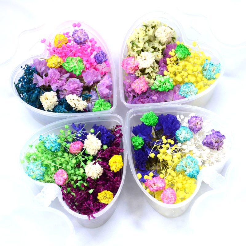 永生花diy材料包手工制作饰品玻璃球珠罩滴胶手机壳手镯 美甲干花