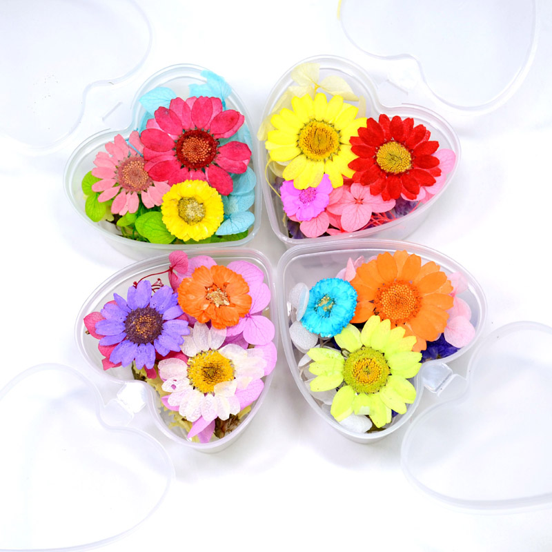 干花diy材料包手工制作滴胶 手镯玻璃球珠罩手机壳装饰画美甲花瓣