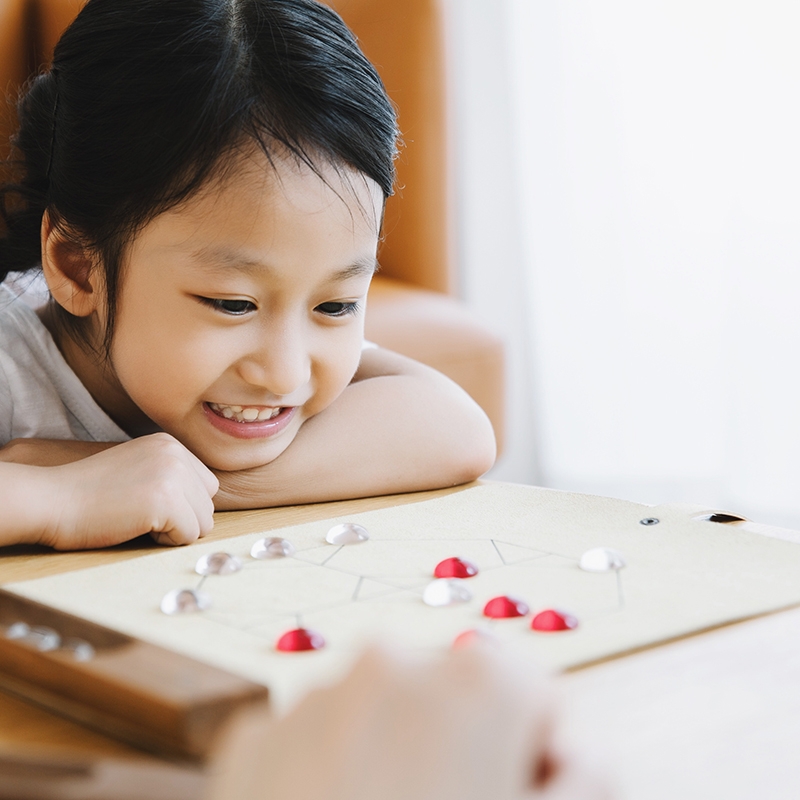 小咪人个性创意益智动脑训练玩具小摆件便捷易收纳玻璃棋生日礼品