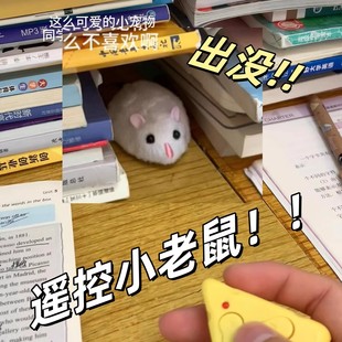 创意电动遥控老鼠搞怪仿真耗子上课摸鱼恶作剧儿童玩具2025超火
