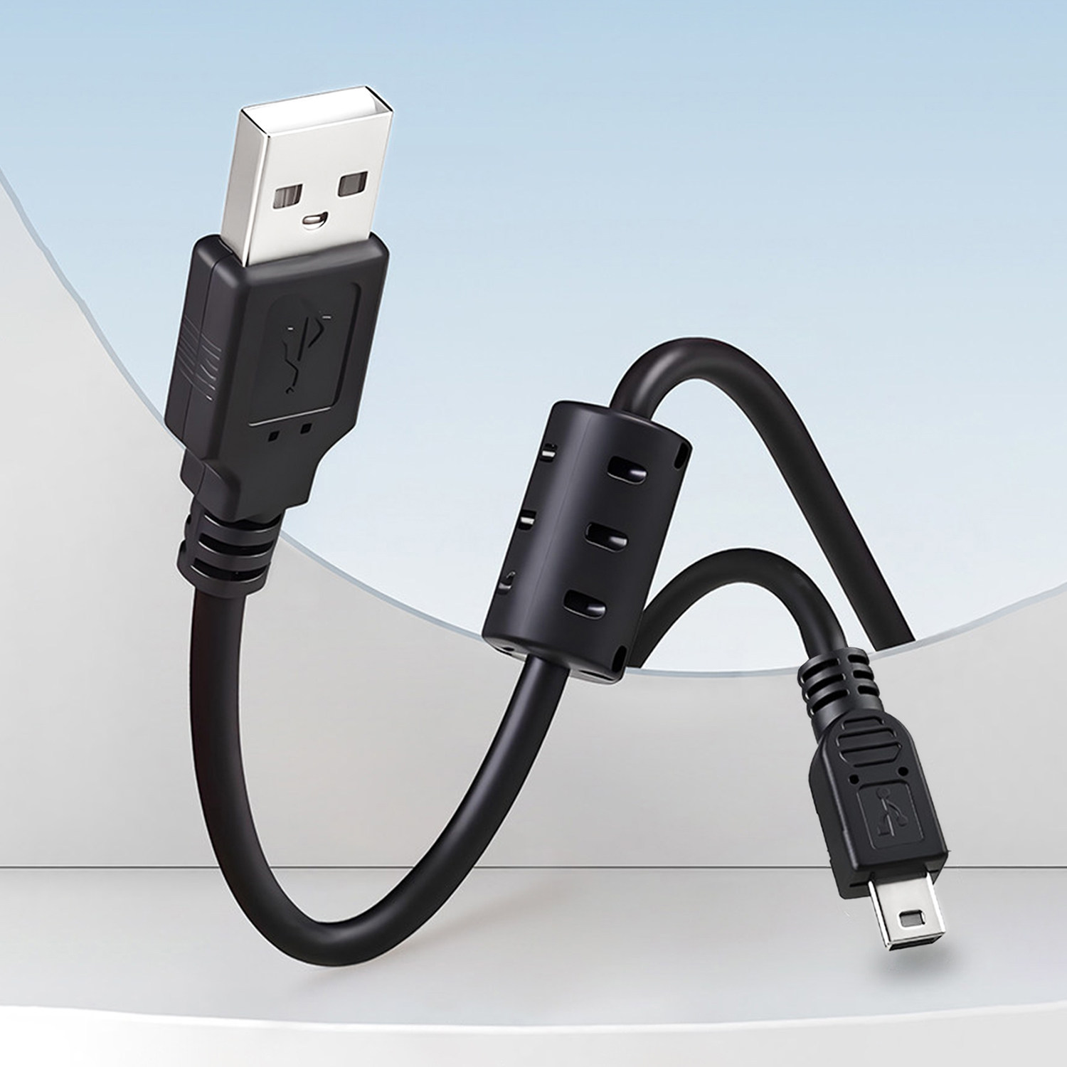 MP3数据线适用诺基亚手机充电线导航仪行车记录仪MINI USB接口老式手机接口T型V3接口充电线数据线