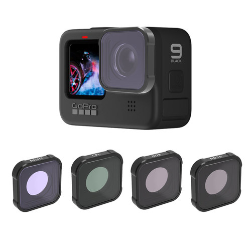 适用GOPRO hero9运动相机偏振减光镜CPL/UV保护滤镜潜水滤镜