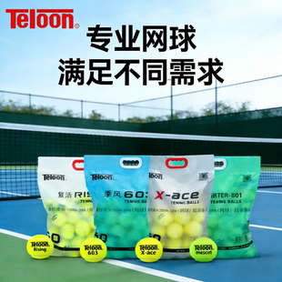 Teloon天龙网球603 Rising复活 801 高弹耐打耐磨训练网球整袋