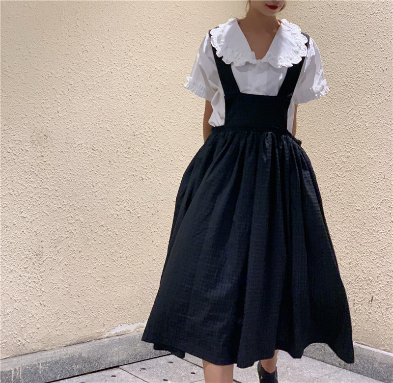 goods in stock solar system College wind Dark Plaid Suspender skirt Hubanin the Women's clothing/Boutique , Skirts  category - from Buy2taobao.com to provide professional Taobao agent buy service