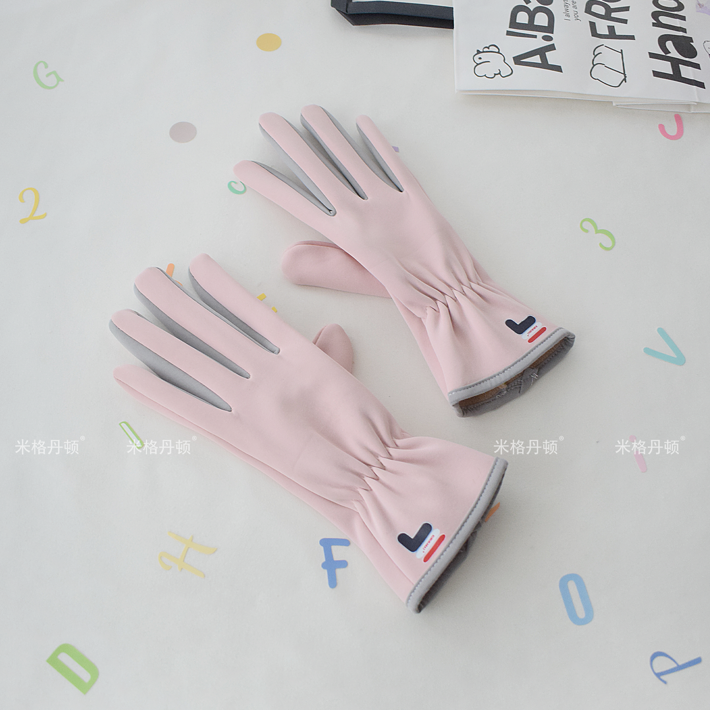 保暖手套女士秋冬季骑电动车御寒