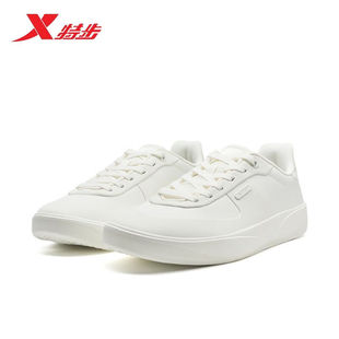 轻便平底透气运动休闲鞋 特步板鞋 新款 2025秋季 975319310011 男女款