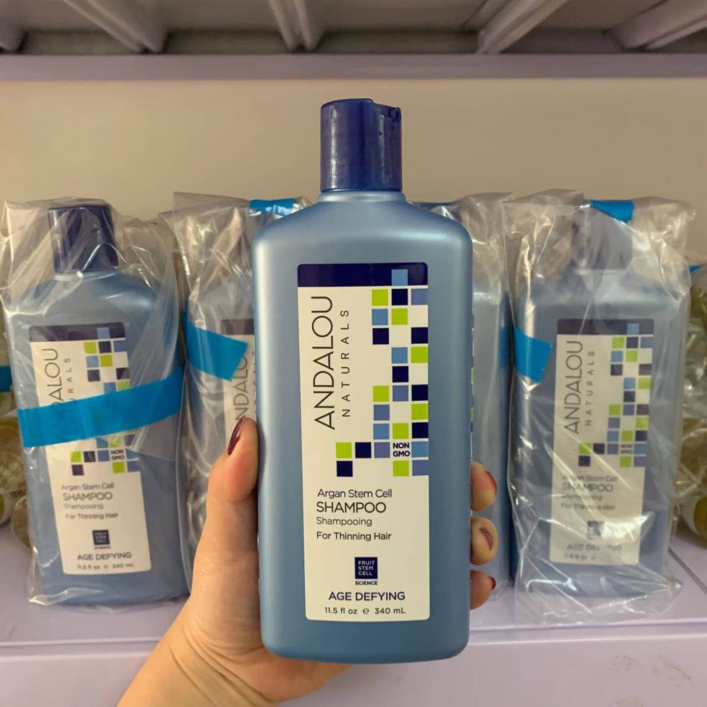 Andalou Naturals摩洛哥坚果柔韧防tuo氨基酸多功能细胞洗发水