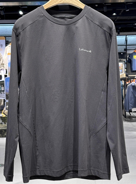 Lafuma乐飞叶国内专柜正品代购25年秋款男装圆领长袖T恤LMTS5CL80