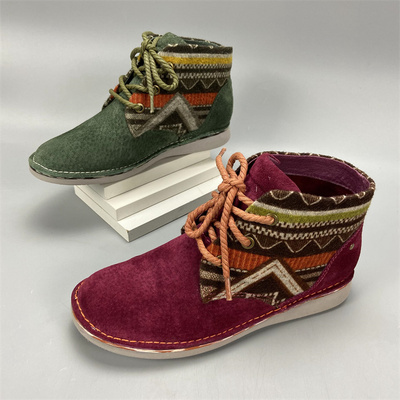 其他平底系带高帮舒适软底单鞋