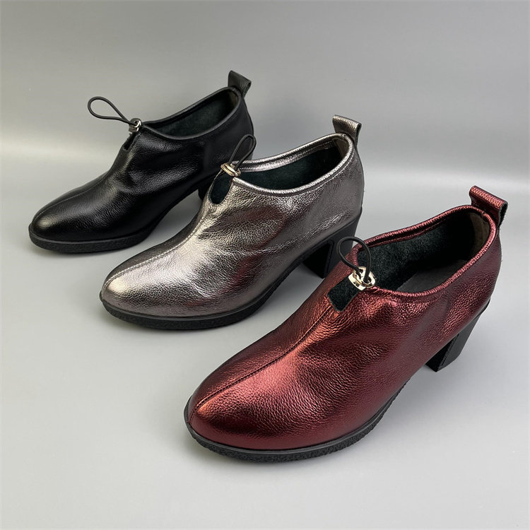 春秋款女鞋新款休闲百搭软底舒适女鞋子时尚圆头粗跟深口单鞋39码,女鞋,深口单鞋,淘宝优惠券,粉丝福利购,淘宝优惠卷