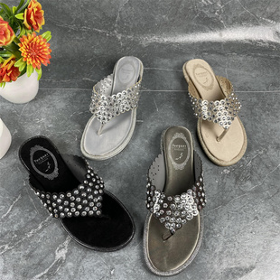 断码处理小码35码凉拖鞋女夏夹脚外穿时尚人字拖软底休闲平底鞋子