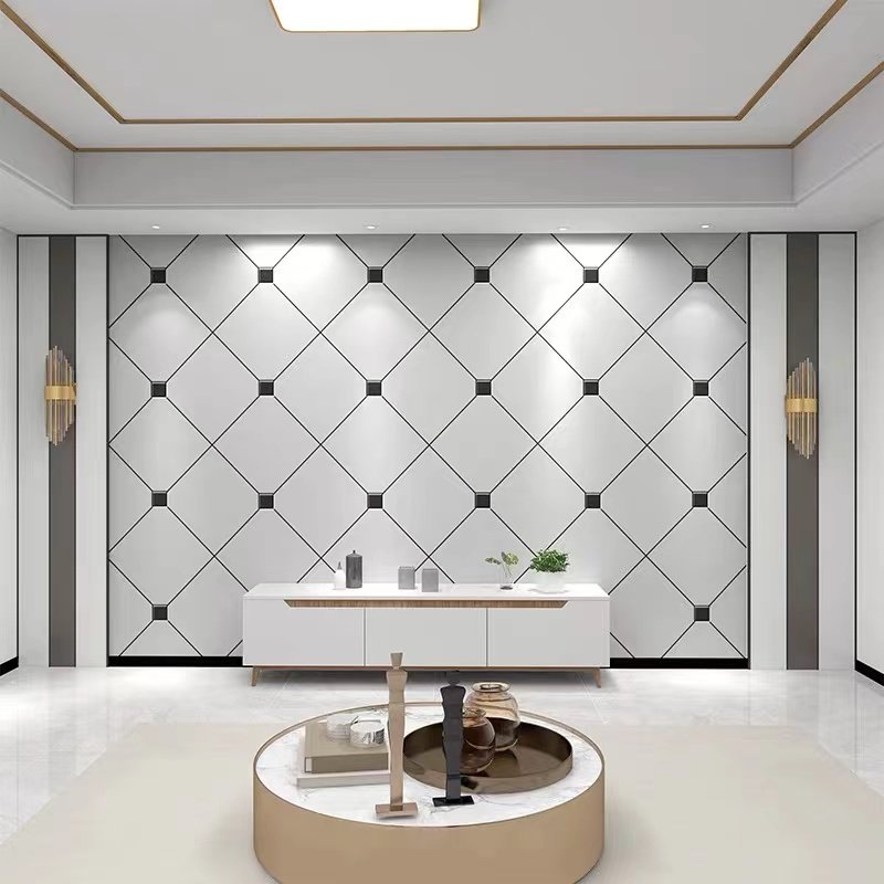 3d新款现代简约8d电视背景影视墙壁纸客厅墙纸壁布5d立体大气壁画