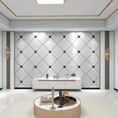 3d新款 现代简约8d电视背景影视墙壁纸客厅墙纸壁布5d立体大气壁画