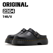 复古增高外穿半拖鞋 BOSITU 2304厚底油皮美式 原创系列新款 ORG