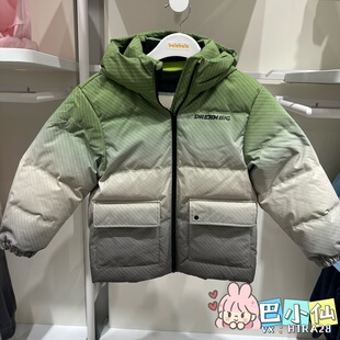 巴拉巴拉男中大童羽绒服2025冬季 加厚保暖外套202425107101 新款