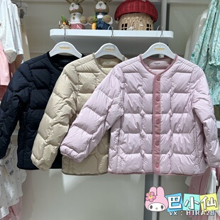 巴拉巴拉男女儿童百搭轻薄保暖羽绒内胆2025冬装 202425107204 新款