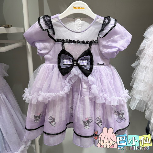 巴拉巴拉女童连衣裙2026夏季新款洛丽塔库洛米公主裙202226111012