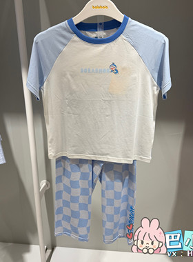 商场同款巴拉巴拉哆啦A梦IP男童家居服2026年夏季206226171107