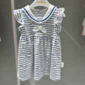 5折巴拉巴拉专柜2025年夏季 新婴童海军风连衣裙200225111017
