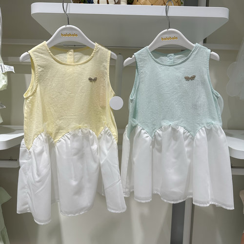 巴拉巴拉婴儿连衣裙夏2025女小童裙子可爱200225111012