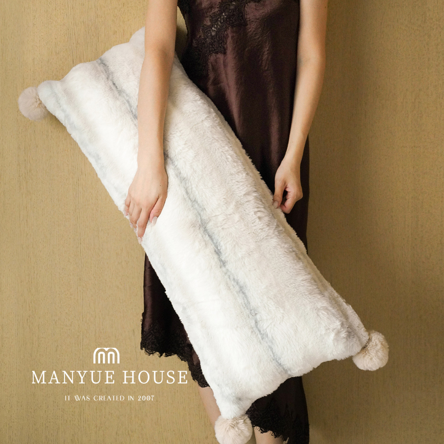 M.life 轻奢毛绒长条抱枕靠垫卧室床头靠垫长条枕大靠背沙发腰靠,居家布艺,靠垫/抱枕,淘宝优惠券,粉丝福利购,淘宝优惠卷