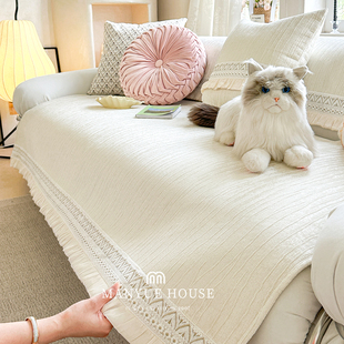 M.life ins风雪尼尔沙发垫防滑沙发套罩盖布靠背巾盖巾坐垫 拾慕