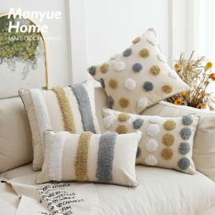 M.life 日系简约侘寂抱枕抱枕套含芯客厅沙发靠垫办公室午睡靠枕
