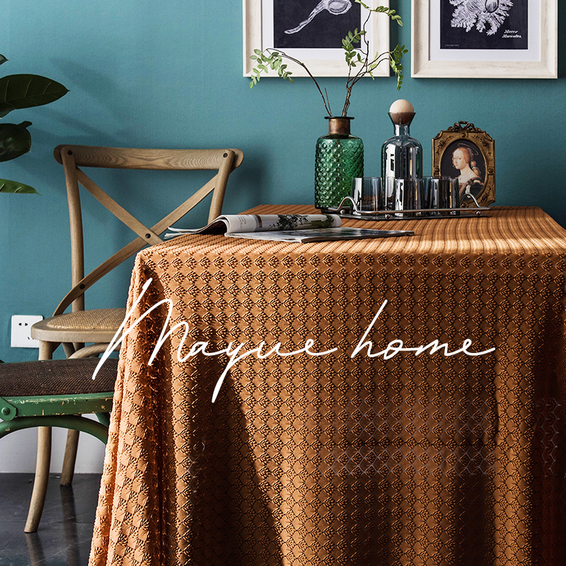 法式高级感卧室梳妆台蕾丝盖布