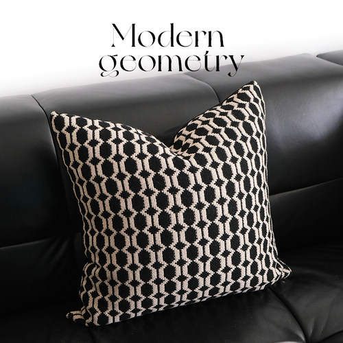 抱枕套含芯样板间提花靠垫腰枕