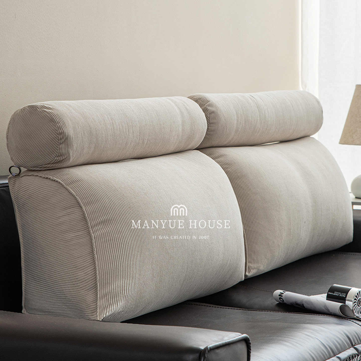 M.life 轻奢灯芯绒床头大靠垫客厅沙发护腰加厚软包靠背枕可拆洗,居家布艺,靠垫/抱枕,淘宝优惠券,粉丝福利购,淘宝优惠卷