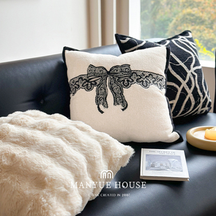 M.life 轻奢小香风客厅沙发抱枕靠垫卧室床头靠垫腰枕抱枕套含芯