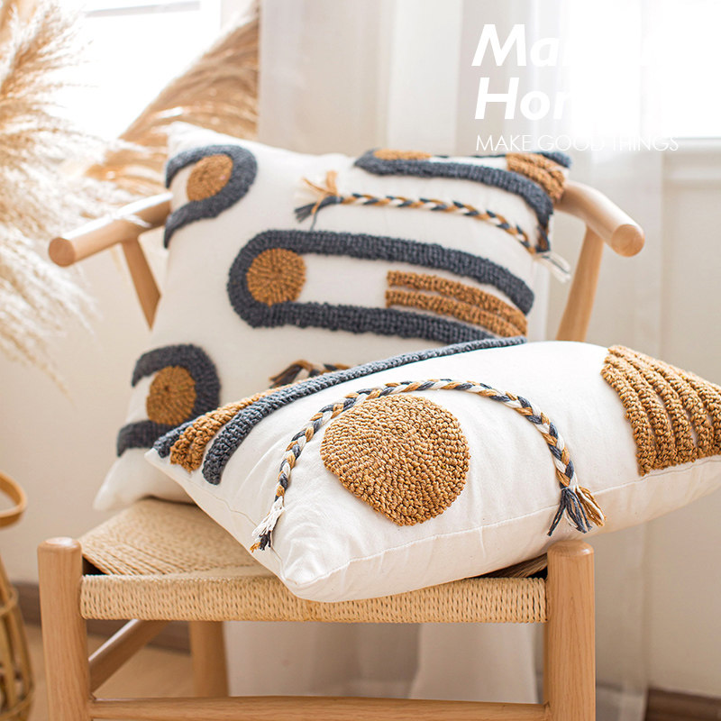 M.life 北欧ins侘寂风抱枕抱枕套客厅沙发网红靠垫样板间床头靠枕,居家布艺,靠垫/抱枕,淘宝优惠券,粉丝福利购,淘宝优惠卷