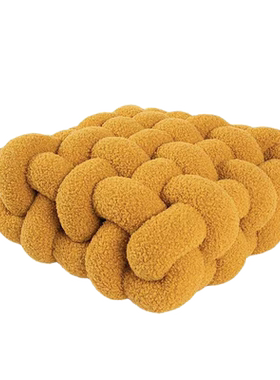 ins网红打结饼干坐垫飘窗垫