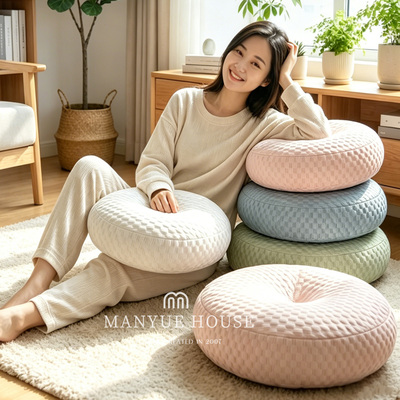 M.life纯色冰丝凉感蒲团垫子