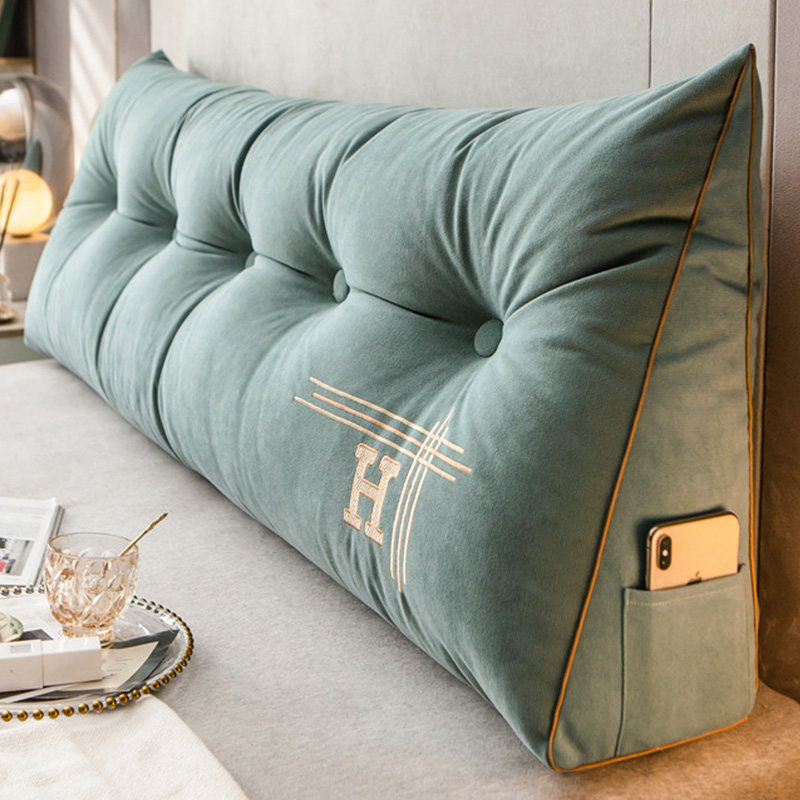 ins风北欧高档轻奢三角床头靠垫软包靠枕榻榻米床靠长条枕大靠背,居家布艺,靠垫/抱枕,淘宝优惠券,粉丝福利购,淘宝优惠卷