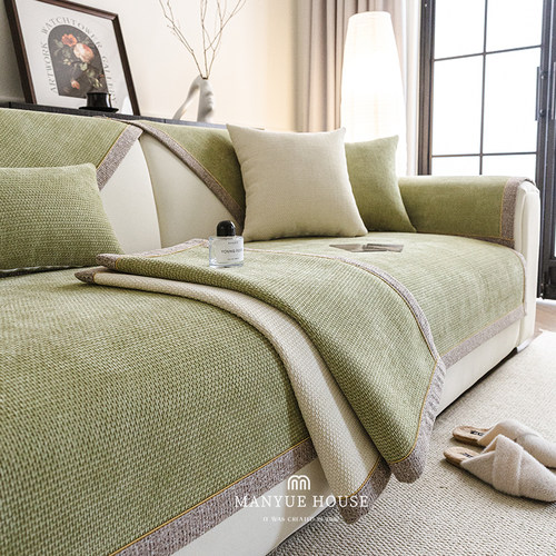 雪尼尔固定防滑时髦不沾毛靠背巾