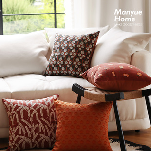 M.life 网红小碎花抱枕民宿客厅沙发靠枕床头靠垫飘窗抱枕套含芯