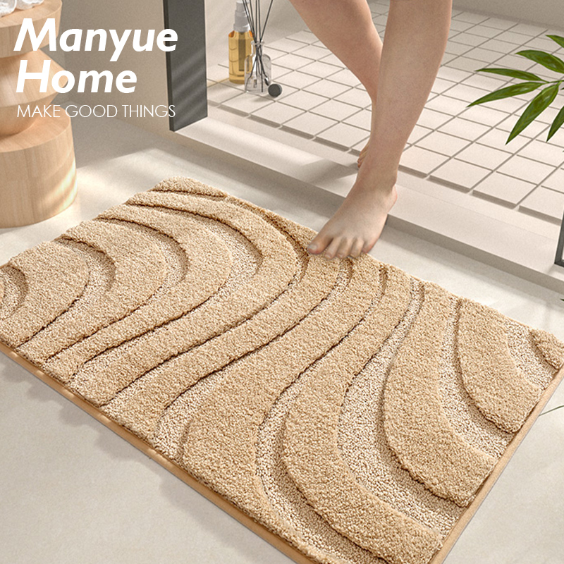 简约现代地垫浴室纯色吸水地毯