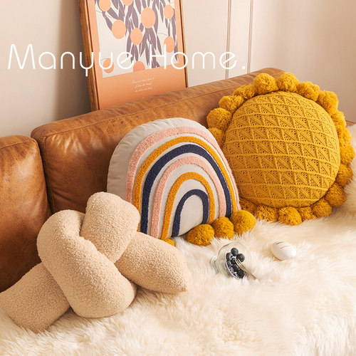 可爱异形含芯北欧ins沙发抱枕