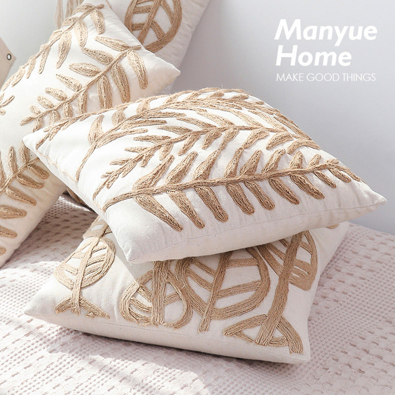 北欧ins侘寂风棉麻抱枕抱枕套