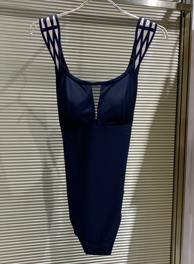 专柜直邮AM68B311爱慕夏时海边沙滩温泉性感镂空修身显瘦连体泳衣