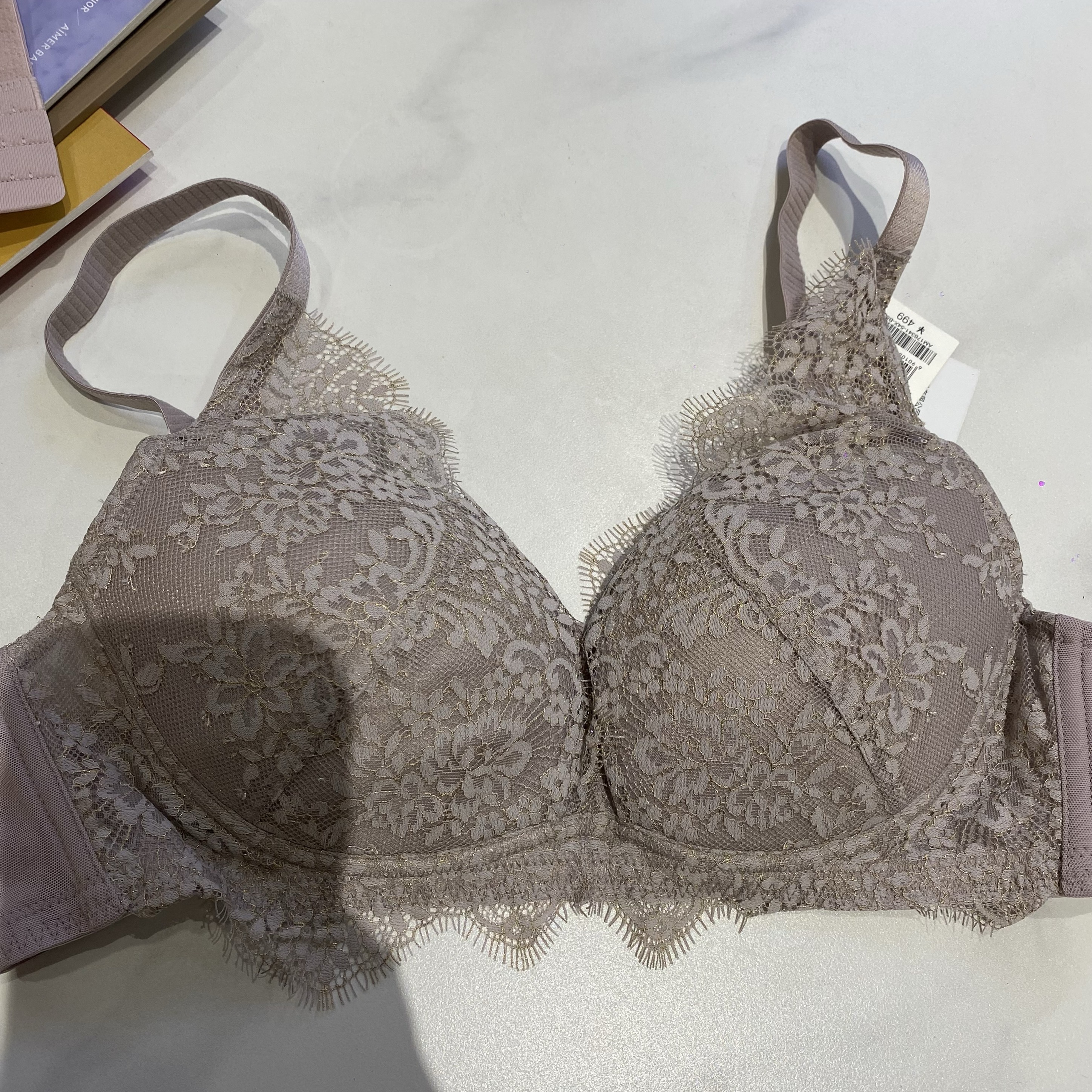 专柜正品爱慕AM176341无钢圈薄款舒适女士文胸内衣 85B