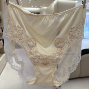 LC23AAV1兰卡文LA 配LC13AAV1 CLOVER26春刺绣蕾丝中腰平角内裤