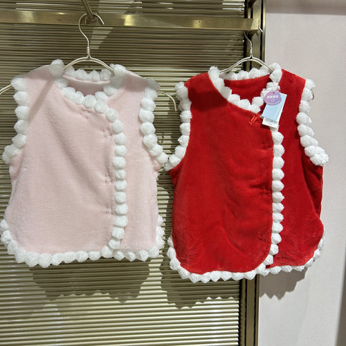 爱慕A类抗静电珊瑚绒马甲厚款秋冬可外穿女童AK241F921/AK141F931