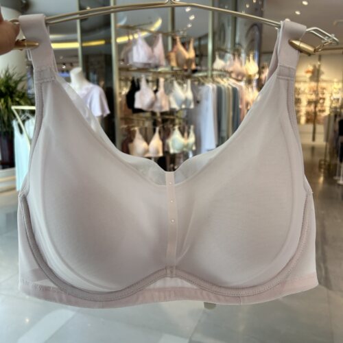 爱慕内衣25春夏女士3/4软托连体三明治大罩杯薄无痕文胸AM11A751