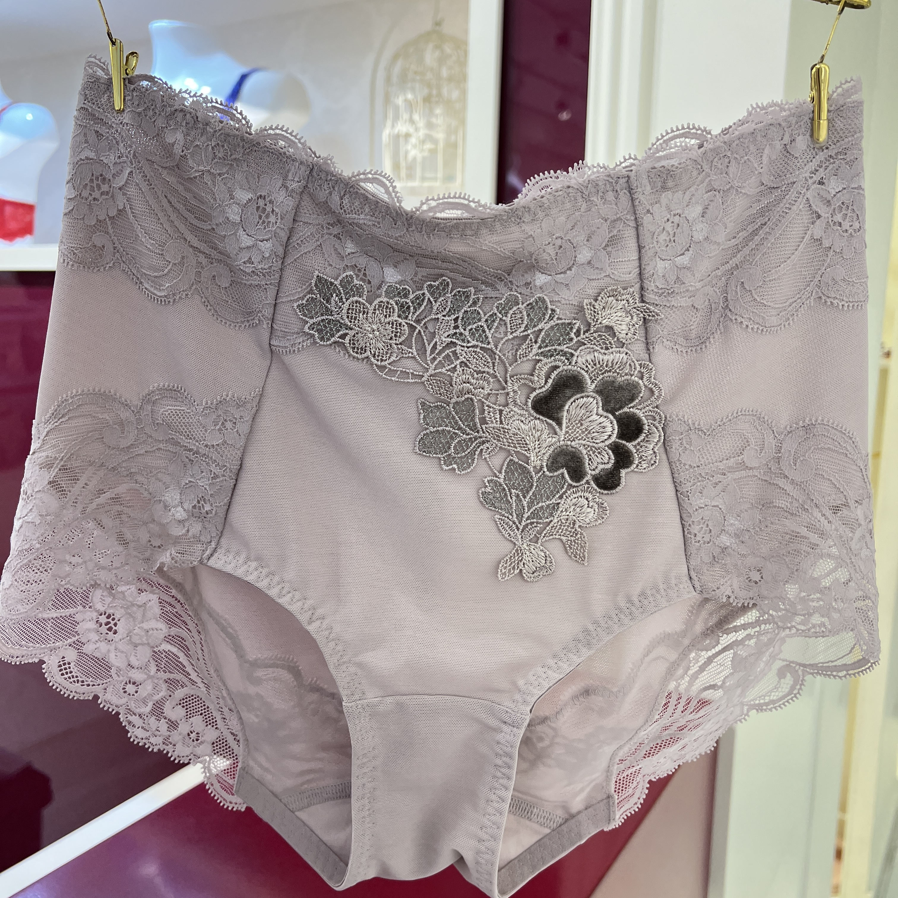 Salute莎露特LG5342蕾丝轻压收腹女士塑裤内裤可配LB3342吊牌680