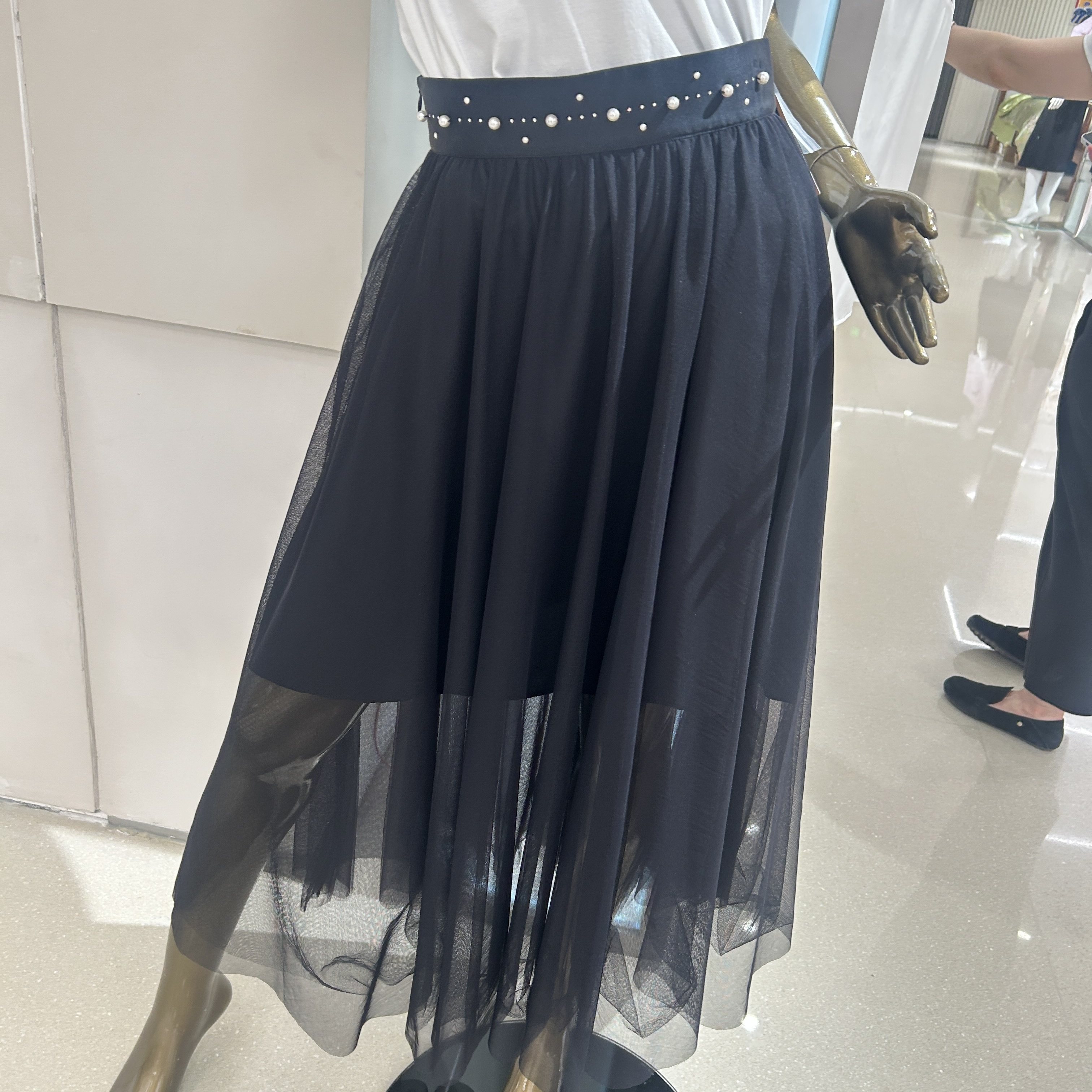 25春夏 爱慕LA CLOVER卢浮之吻系列珍珠水钻纱裙LC48ZR1