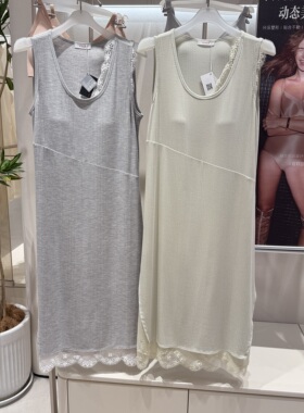AM44C651爱慕26春夏睡美人宽肩带带胸垫放凸点磕外穿家居睡裙899