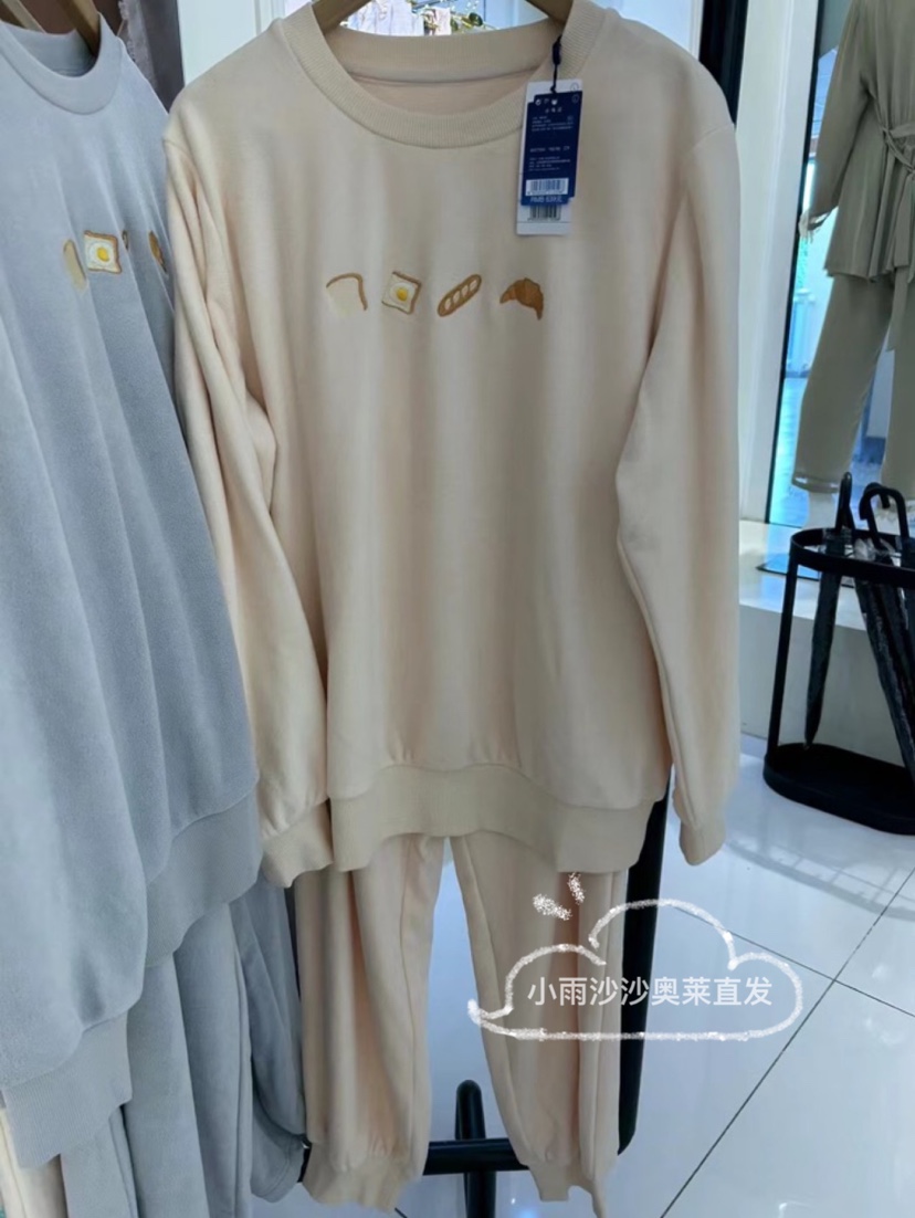 新品 华歌尔 女士短绒家居服分身套装WD7503 吊牌639 可外穿