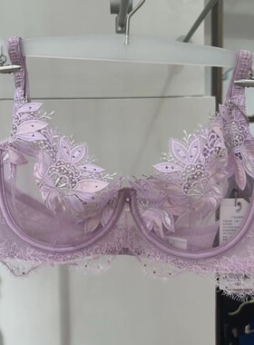 LC13WA1兰卡文LA CLOVER 23新款红色性感蕾丝超薄文胸1980
